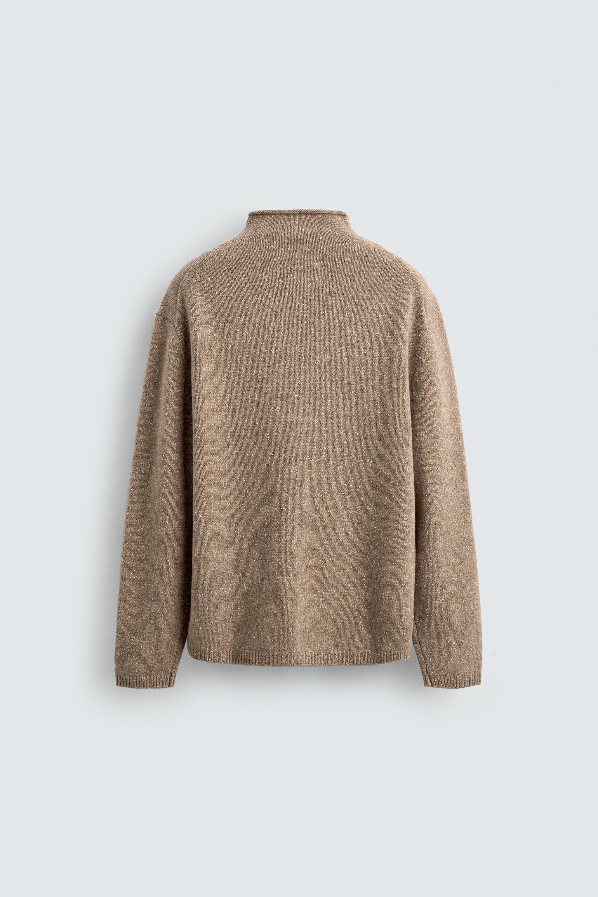 PULL LAINE ET SOIE BOUTONNÉ